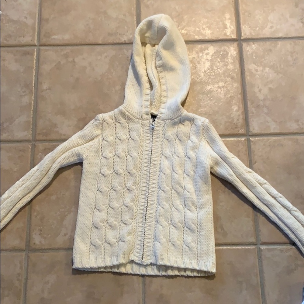 Gap knit zip up